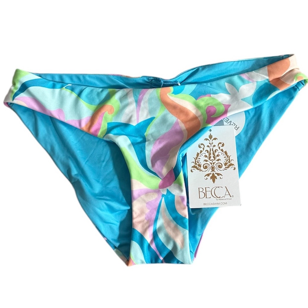 Becca Reversible Adela Hipster Bikini Bottoms Small NWT
